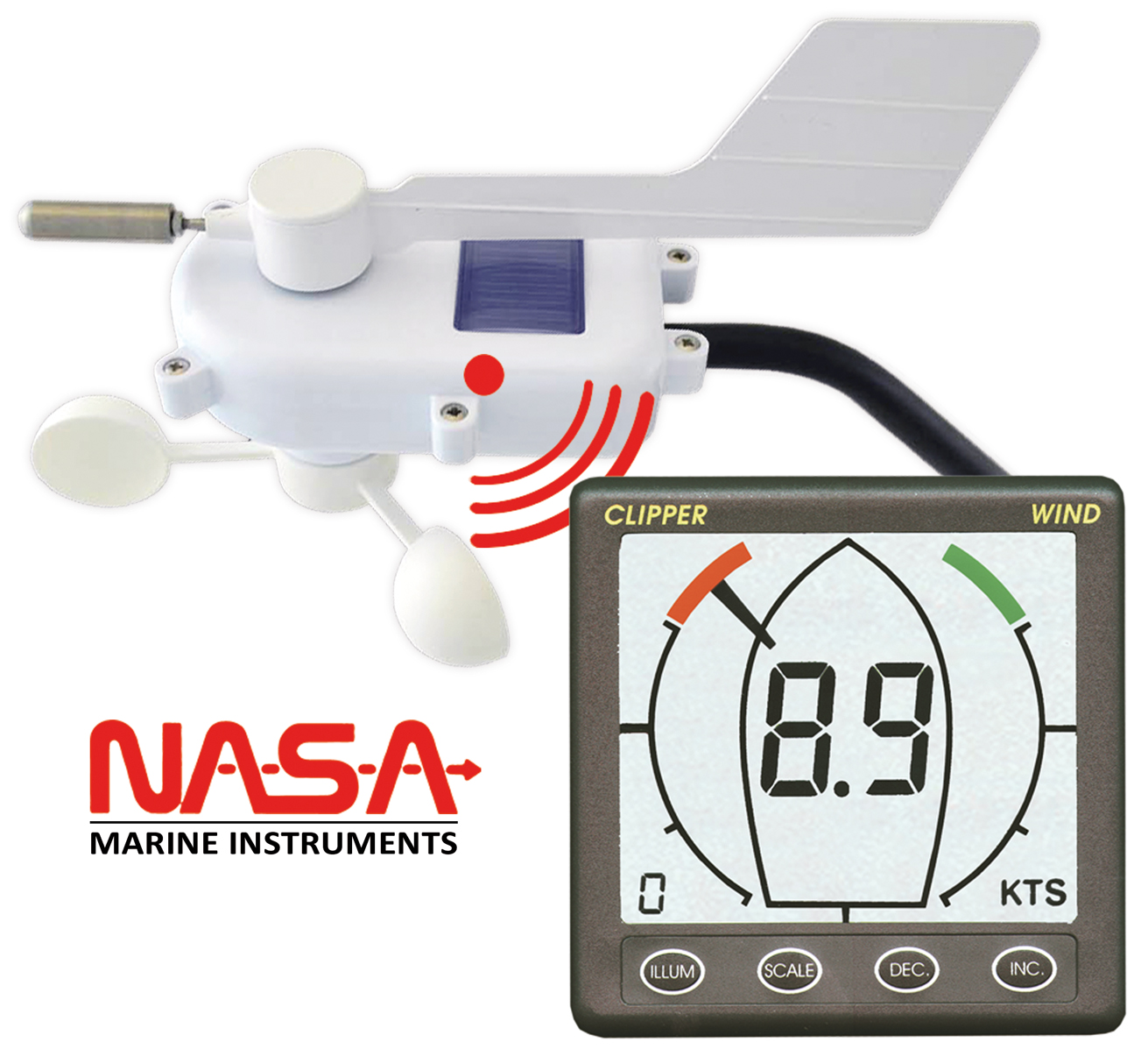 Nasa Clipper Wind System Kabelloser Masttopgeber G Nstig Online Kaufen