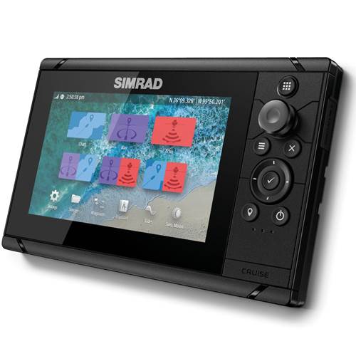 Simrad Cruise 7 GPS Kartenplotter Echolot mit Navionics Seekarte