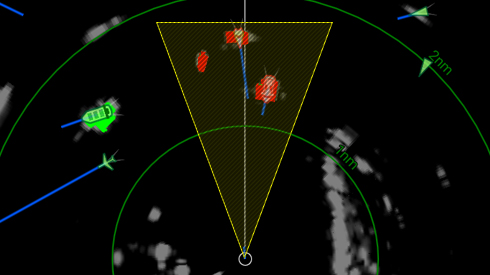 Raymarine Doppler Sicherheitszonen