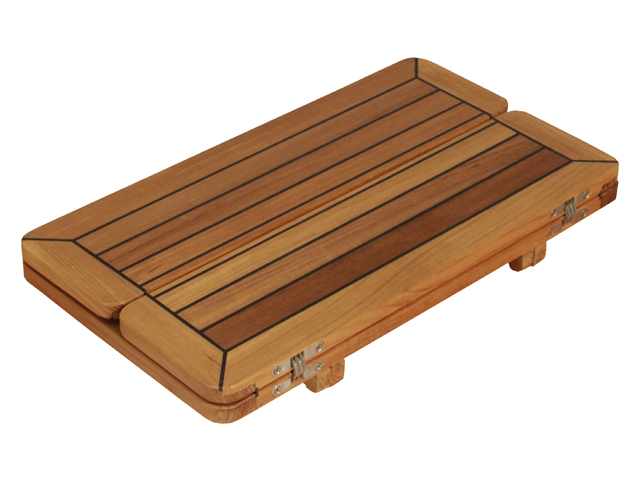 Talamex Teak Tischplatte Wing 34/68x60cm klappbar