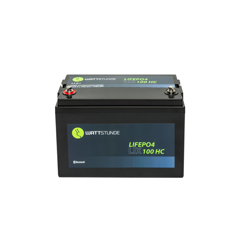 WATTSTUNDE® Lithium 100Ah LiFePO4 Batterie LIX100-BS