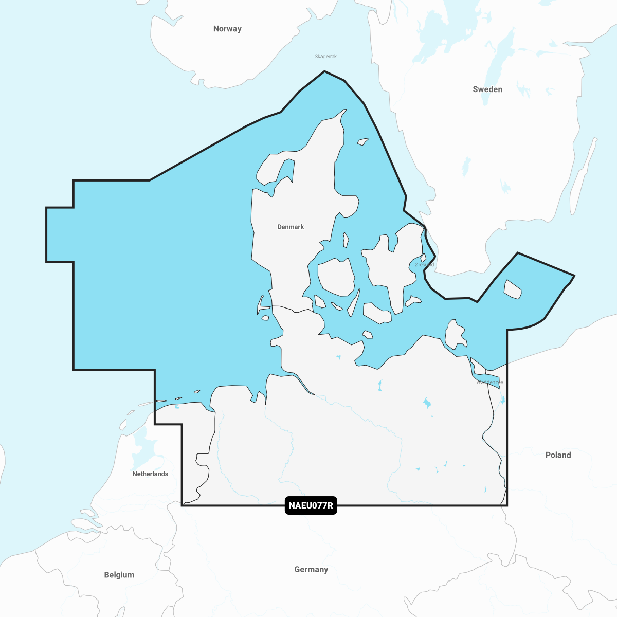 Navionics+ Seekarte Denmark & Germany North (NAEU077R)