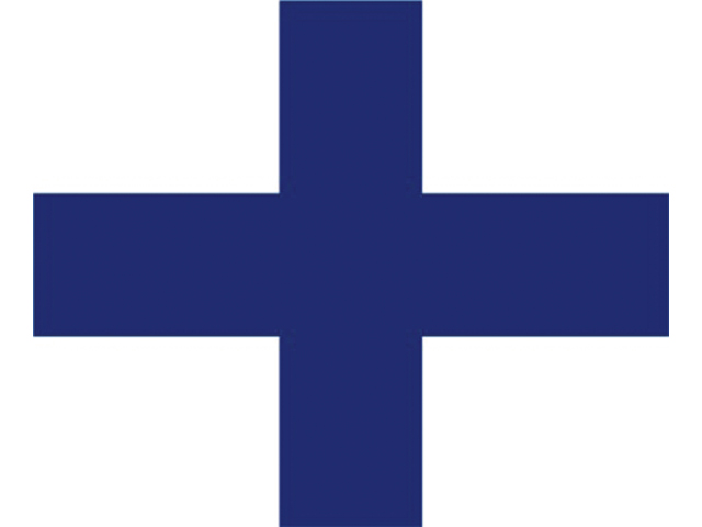 Talamex Buchstabenwimpel Abm. 30 x 36 cm Signalflagge X