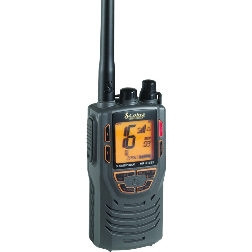 Cobra UKW GPS ATIS Einbau-Funkgerät MRF77 grau Sprechfunk Seefunk DSC 1/25 Watt 