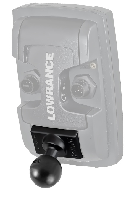 Lowrance Mark/Elite 4&5 Handlebar Mount 1 " Ball