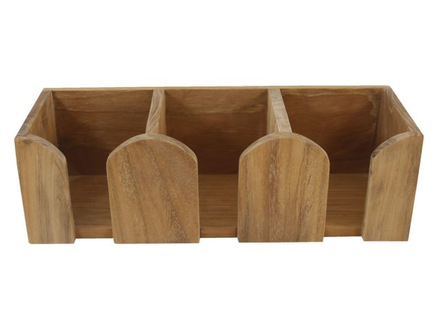 Eude Teak Becher- und Tassenhalter 3fach