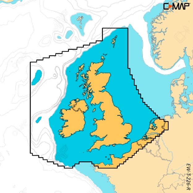 C-MAP Reveal-X - UNITED KINGDOM AND IRELAND