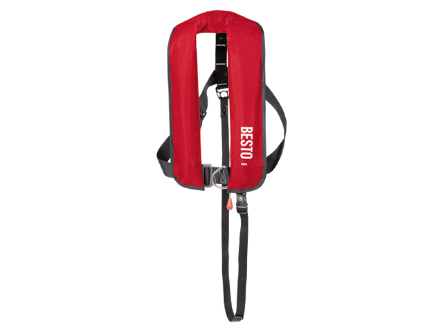 Besto 165N Automatik Rettungsweste mit Lifebelt Farbe: Rot