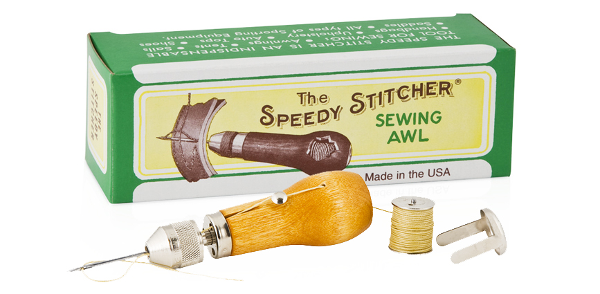 Handnähahle original Speedy Stitcher Holzgriff Nähahle Segel-Zelte-Reparatur