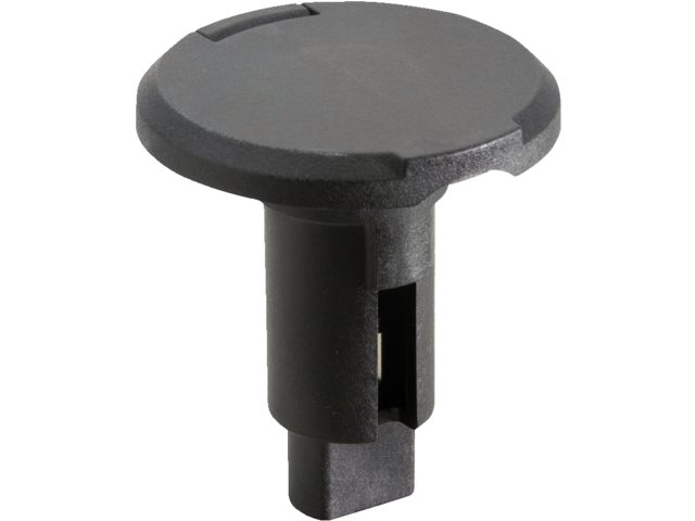 attwood Lightarmor Einbaumontagefuß rund schwarz