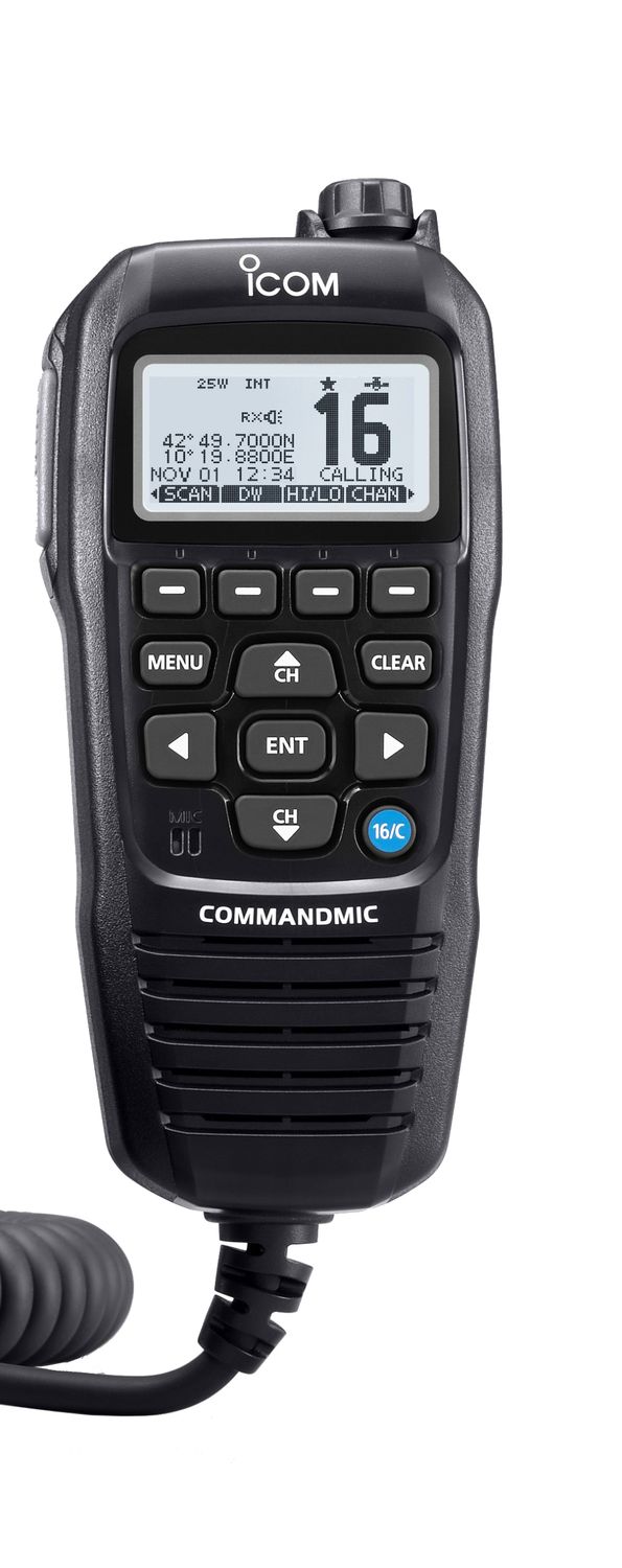 Icom HM-195GB kabelgebundenes Zweitbedienteil (grau)