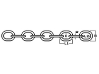 Talamex Kette Edelstahl kurzgliedrig