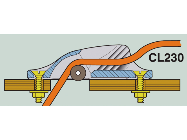 Clamcleat Clamcleat CL230AN Alu 3-6mm