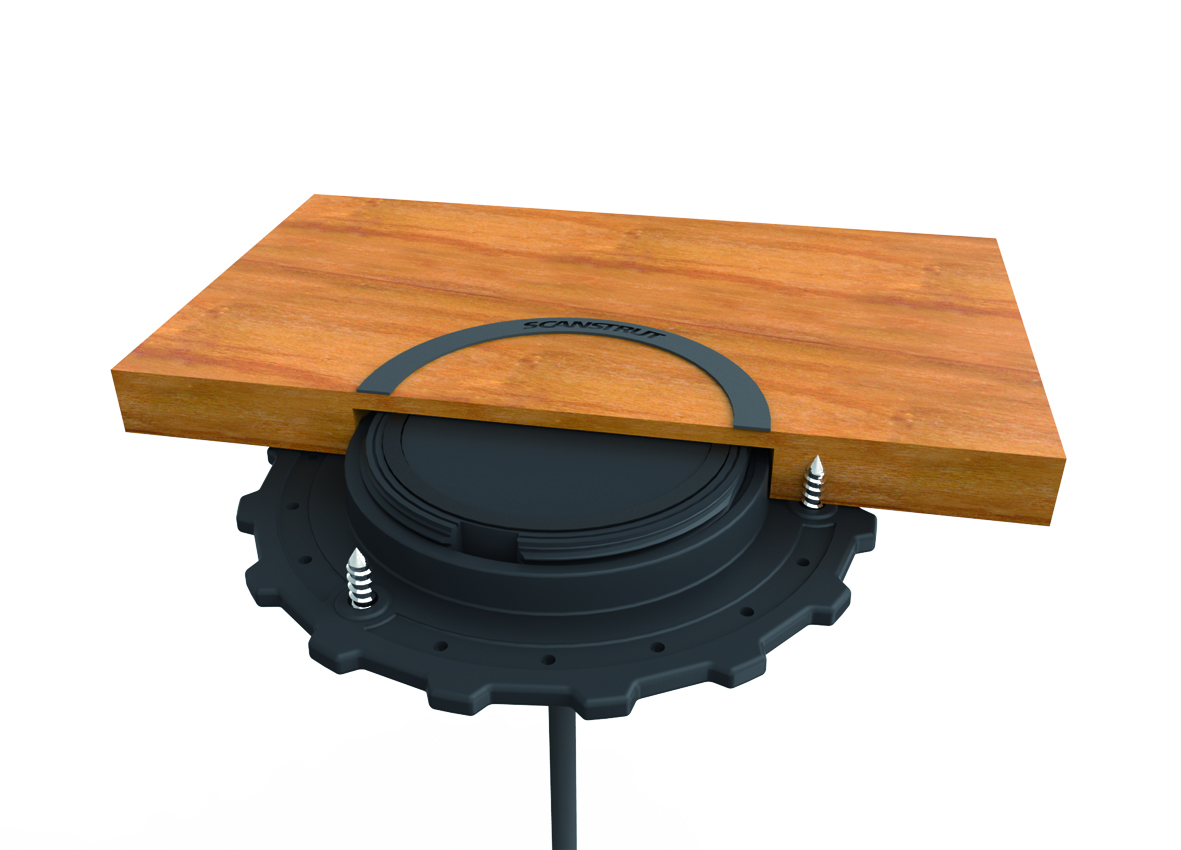 Scanstrut Rokk Wireless QI-Ladegerät SC-CW-01F (Einbauversion)
