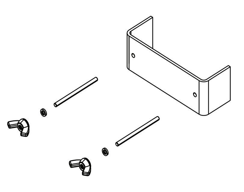 Lowrance Flush Mount Kit für Elite-4 HDI