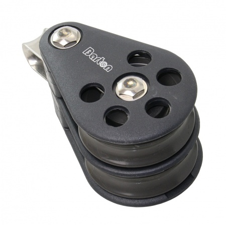 Barton Size 5 Gleitlagerblock doppelt mit festem Auge