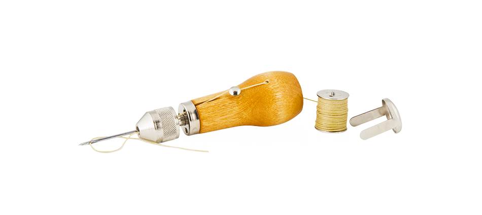 Handnähahle original Speedy Stitcher Holzgriff Nähahle Segel-Zelte-Reparatur solo