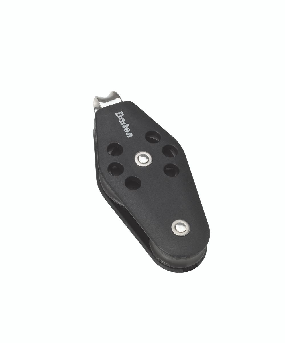 Barton Size 3 Gleitlagerblock Violine mit festem Auge
