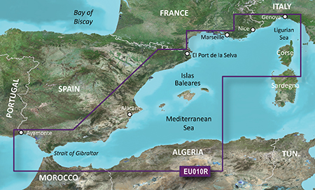 Garmin BlueChart g3 Seekartenmodul EU010R auf microSD/SD-Karte