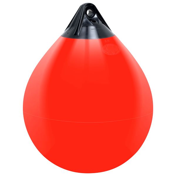 Polyform Kugelfender A-Serie rot/orange