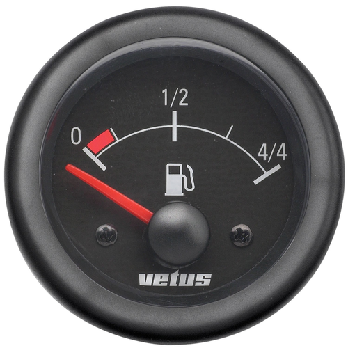 Vetus Kraftstoffanzeige 12V schwarz