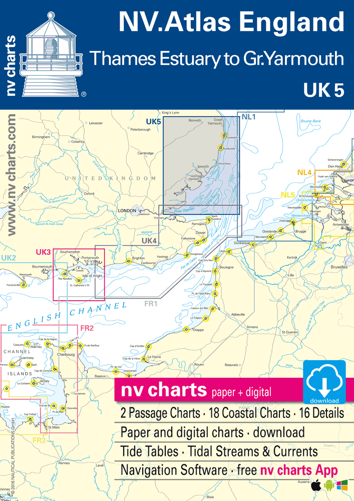 NV Atlas UK5 - England Thames Estuary to Great Yarmouth
