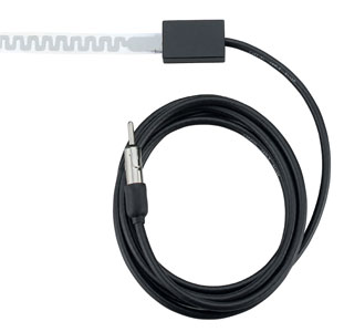 Shakespeare FM/AM Fensterklebe Antenne für Radioempfang mit Motorola Stecker