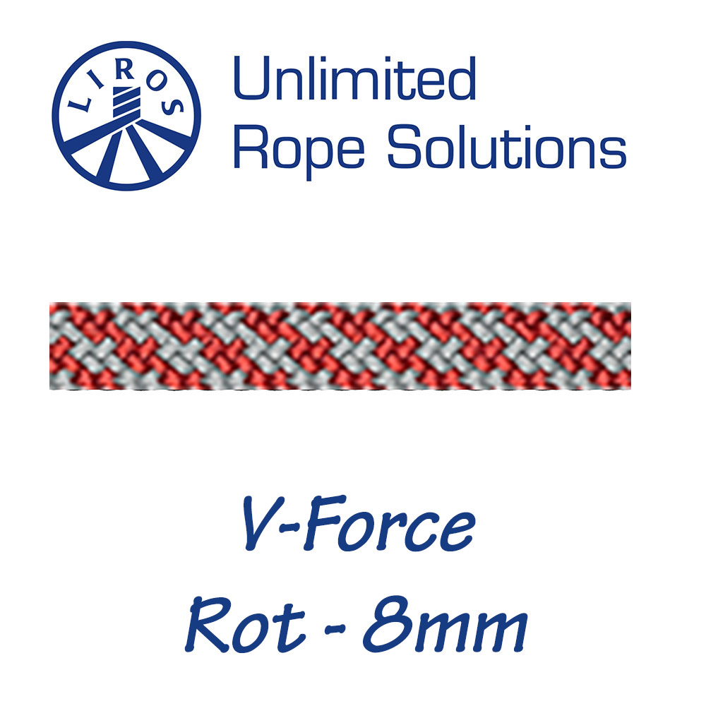 Liros V-Force Tauwerk rot 8mm günstig online kaufen