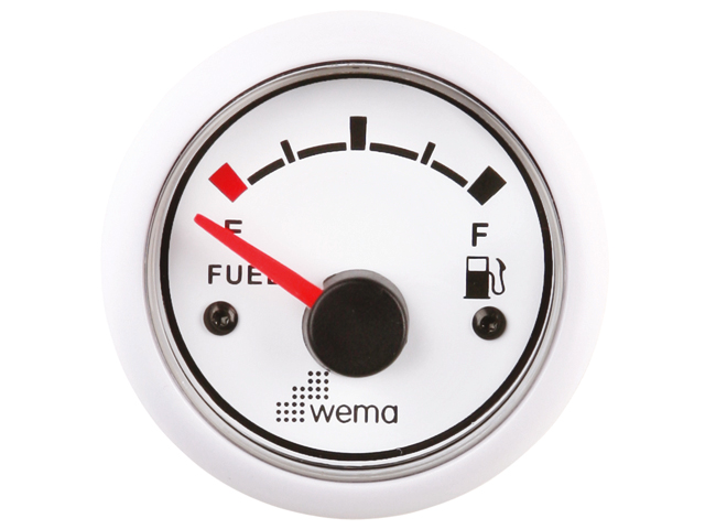 Wema Tankanzeige Kraftstoff weiß