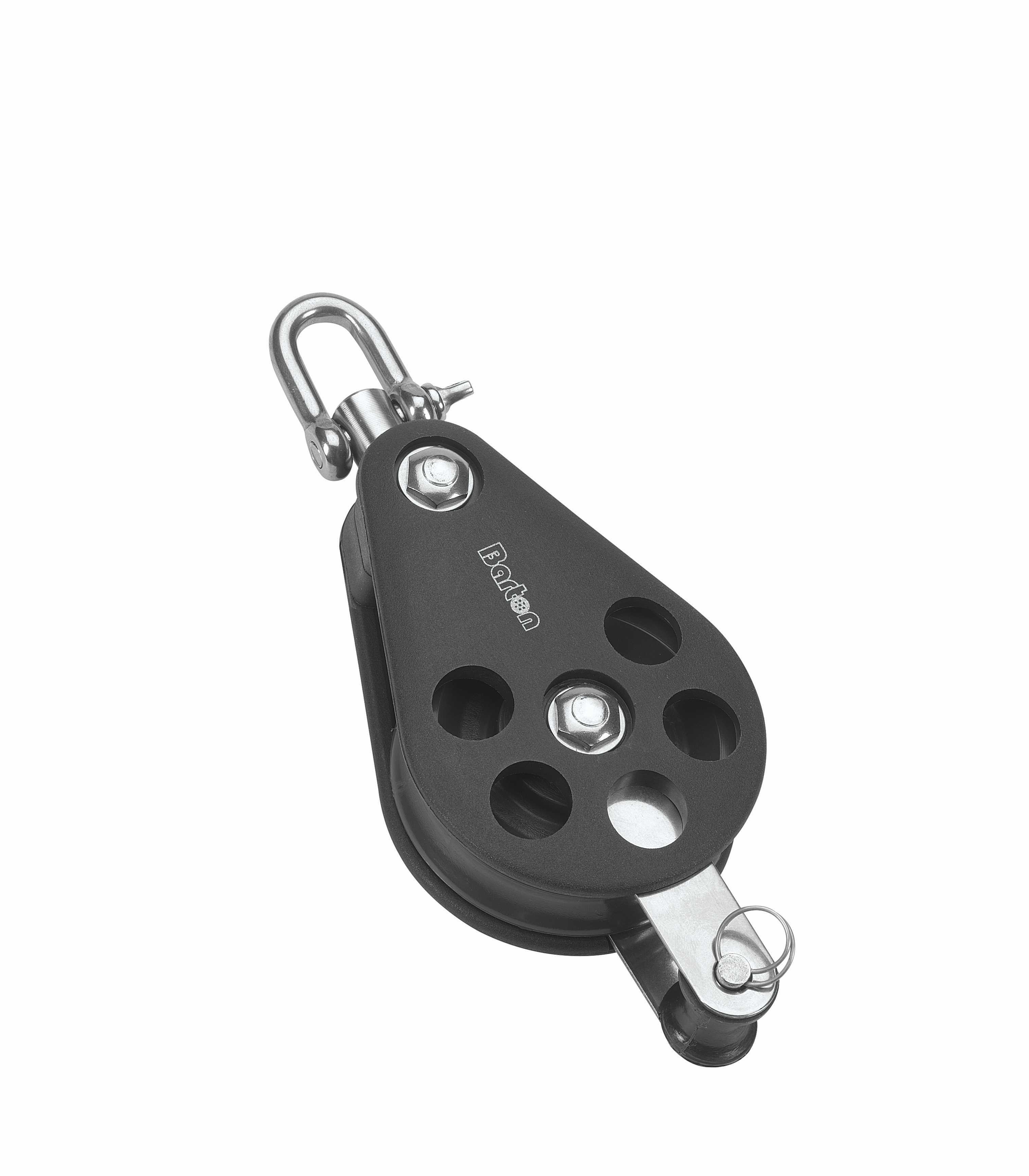 Barton Size 7 Gleitlagerblock einfach mit Wirbelauge und Unterbügel