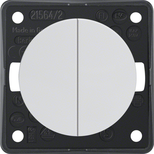 936552509 Berker Integro Serienschalter dopplet polarweiß
