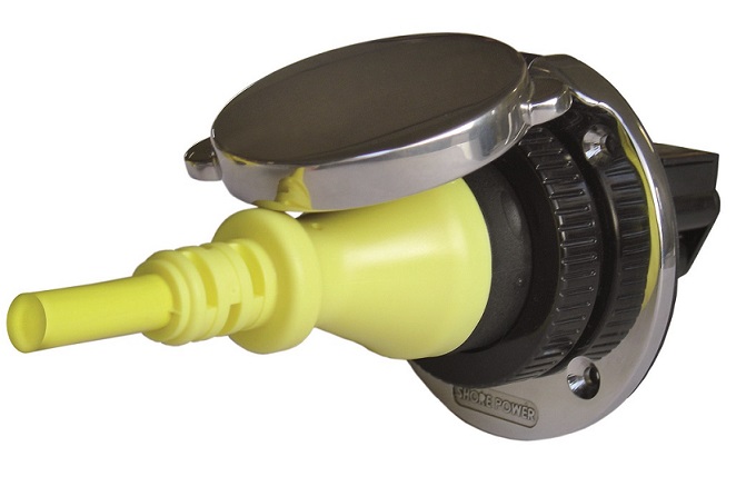 Landanschluss Edelstahl Bordeinspeisung Ratio MP 16-10 (16A)
