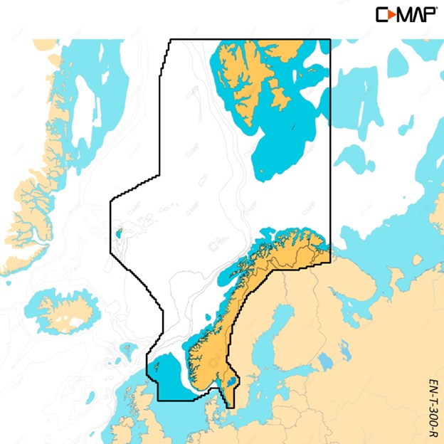 C-MAP Reveal-X - NORWEGIAN SEA, NORTH SEA AND SKAGERRAK