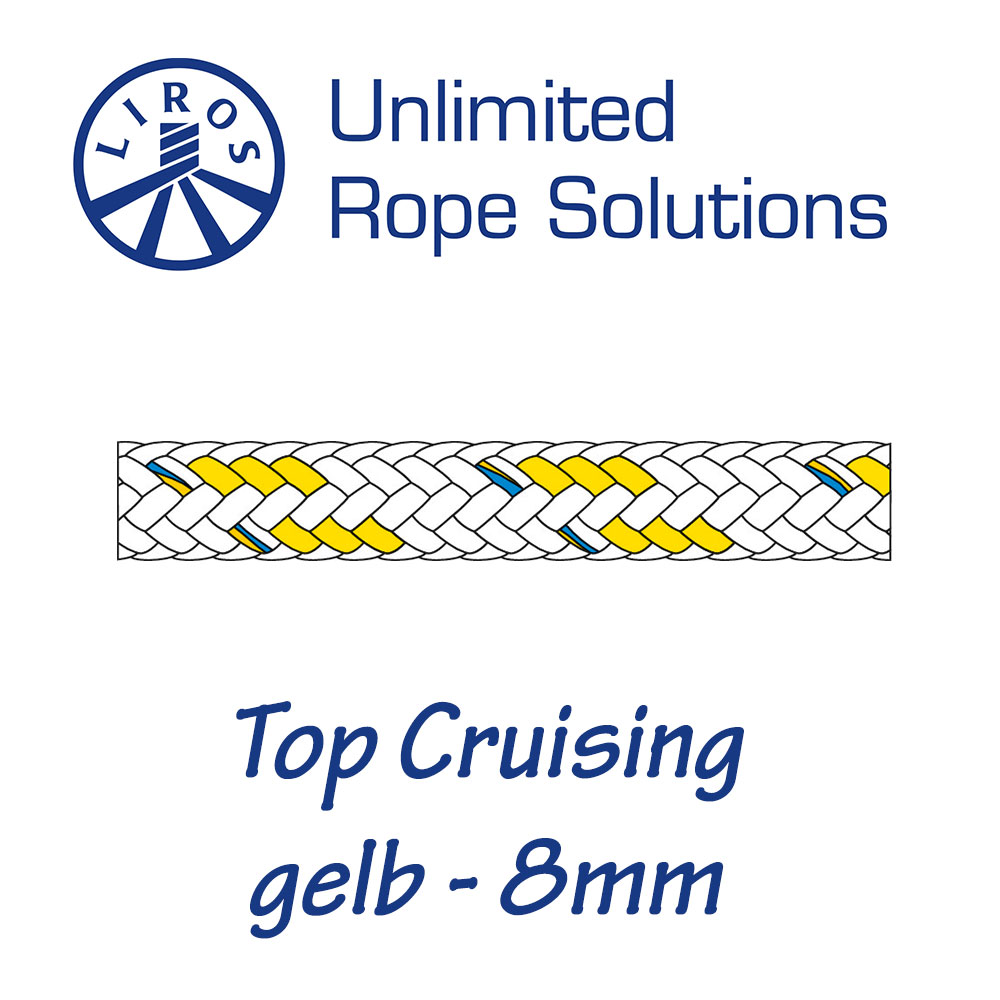 Liros Top Cruising Kf gelb 8mm