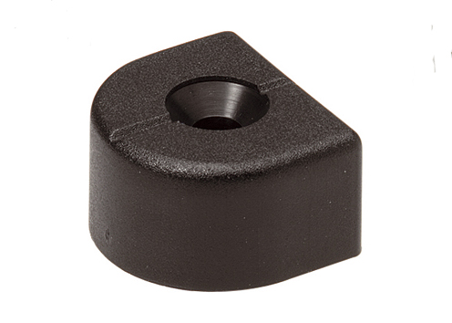 Barton Genua Kunststoffendklappen für "T"-Schiene 25 mm (Paar)
