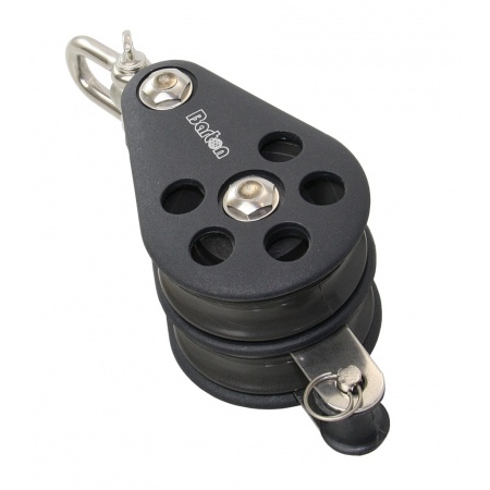 Barton Size 5 Gleitlagerblock doppelt mit Wirbelauge und Unterbügel