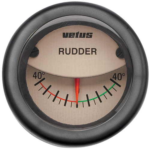 Vetus Ruderstandsanzeige-Ableseinstrument 12/24V creme