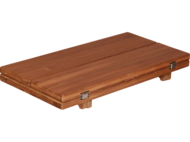 Talamex Teak Tischplatte Wing glatt 33/66x65cm