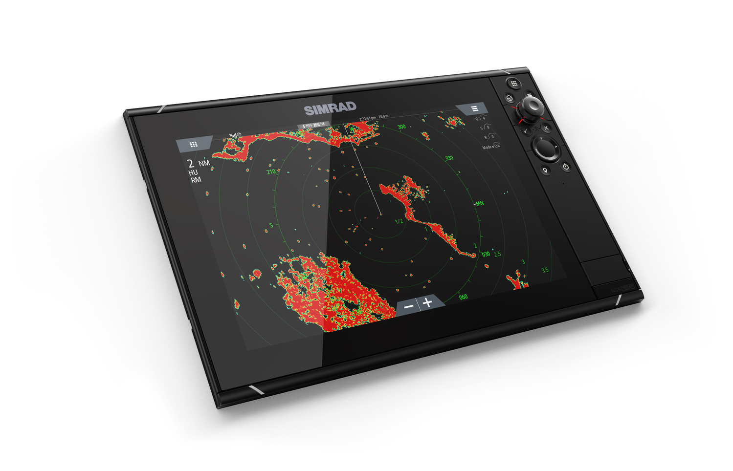 Simrad NSS12 evo3 Flach Einbai Radar Bildschirm