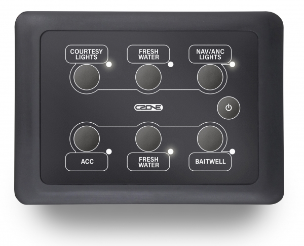 CZone Waterproof Keypad 3x2 Querformat