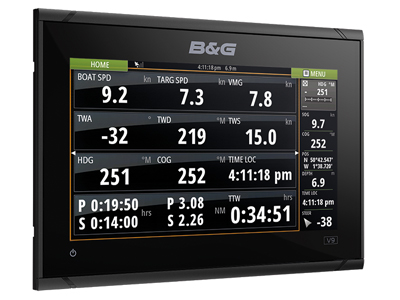 B&G Vulcan 9 FS Daten