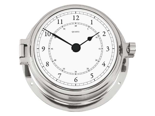 Talamex Serie 160 Messing massiv verchromt Uhr