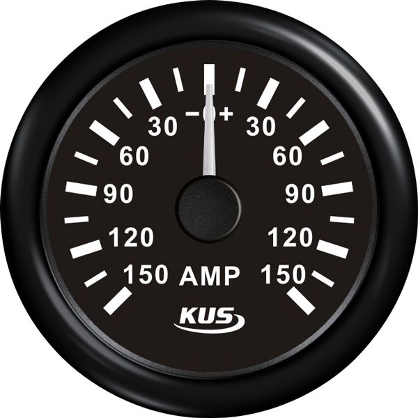 KUS Amperemeter mit Shunt 150A 12/24V