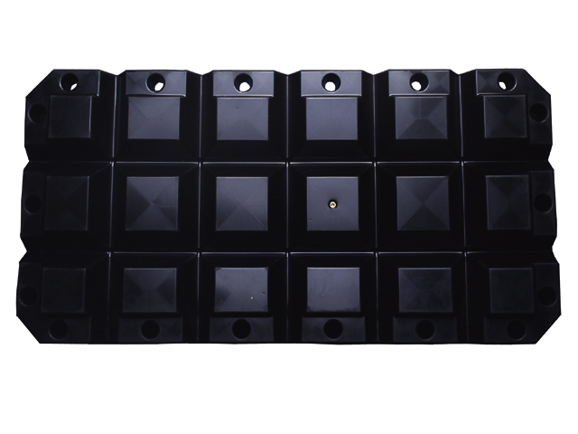 Multifender Talamex 60x30x8 schwarz
