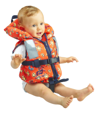 Plastimo Rettungsweste Typhon orange mit Flugzeugen 10-20kg 