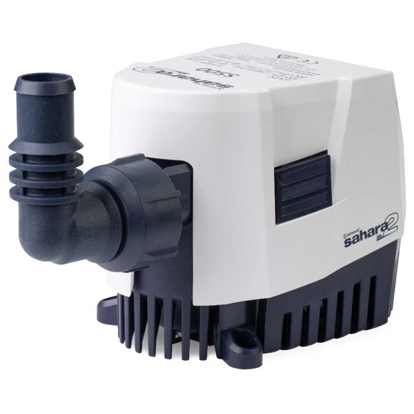 attwood Sahara MK2 automatische Lenzpumpe 12V mit Anschlussstutzen (verschiedene Ausführungen)