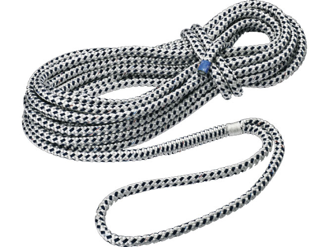 Talamex PP Festmacher schwarz weiß Durchm. 12mm Länge 6m