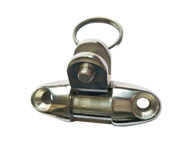 Talamex Deckscharnier 180° für Biminis mit Ring