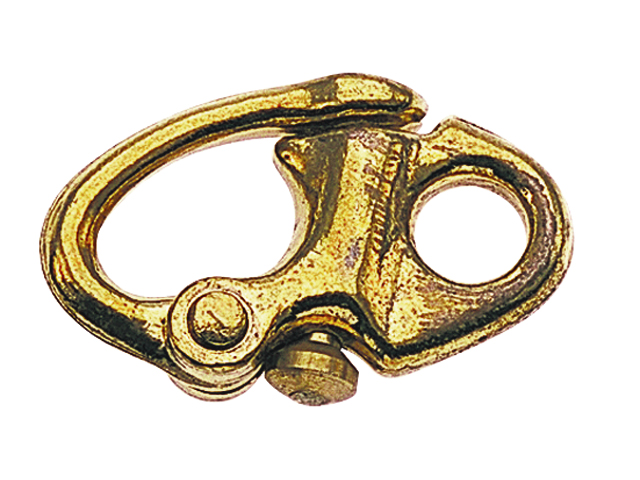 Talamex Bronze Schnappschäkel mit festem Auge (versch. Größen)