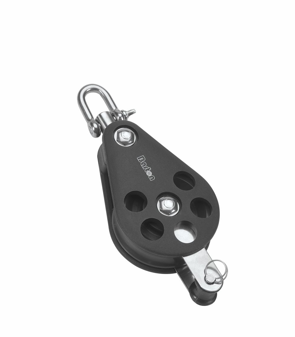 Barton Size 5 Gleitlagerblock einfach mit Wirbelauge und Unterbügel